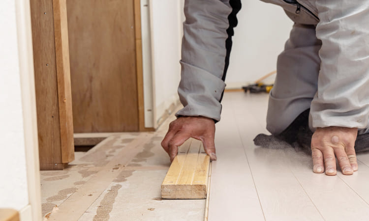 03床材の張り替え